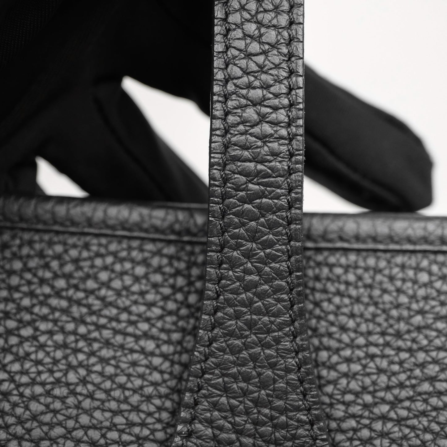 Hermes Evelyne III 29 Black Clemence Gold Hardware