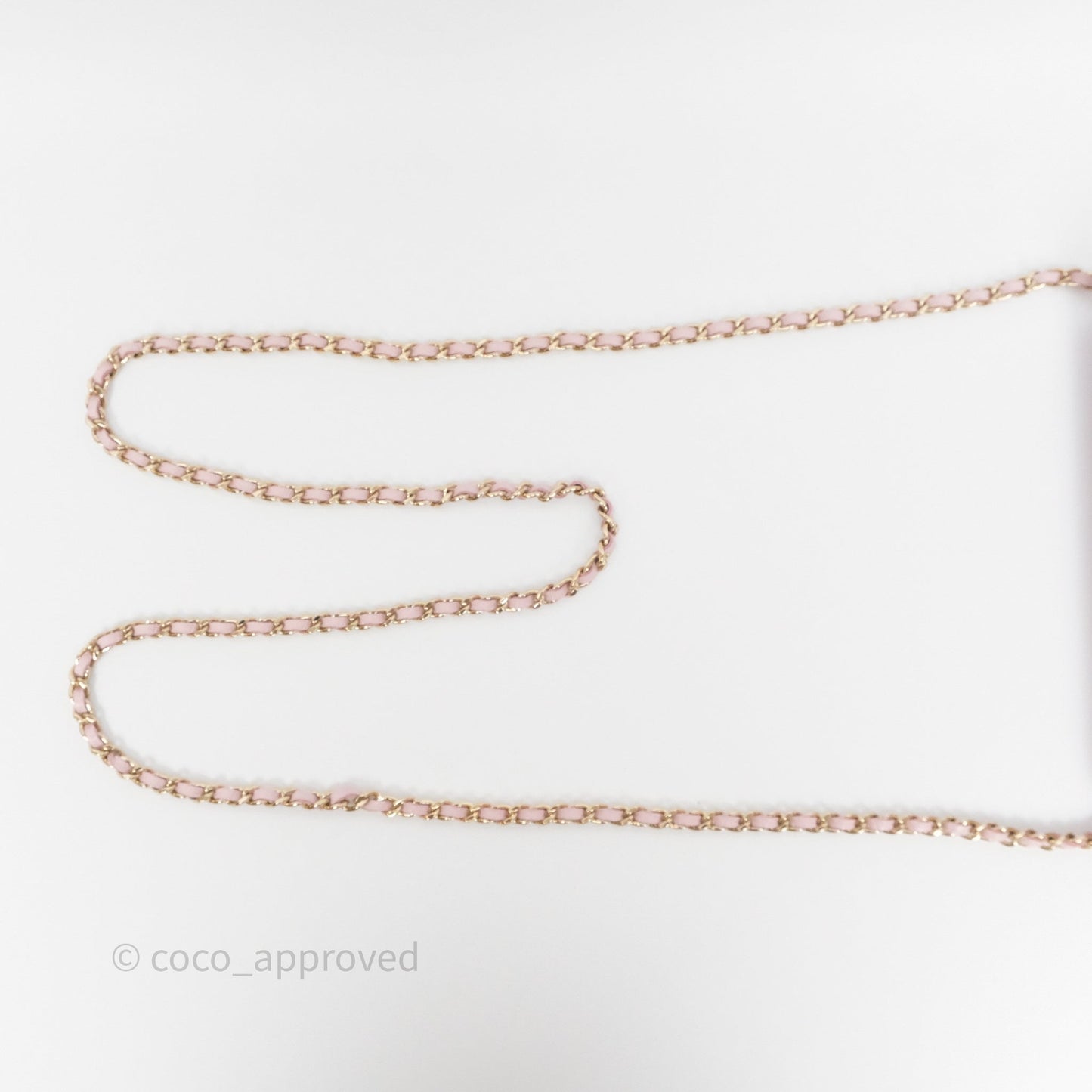 Chanel Classic Quilted Wallet On Chain WOC Pink Caviar Gold Hardware