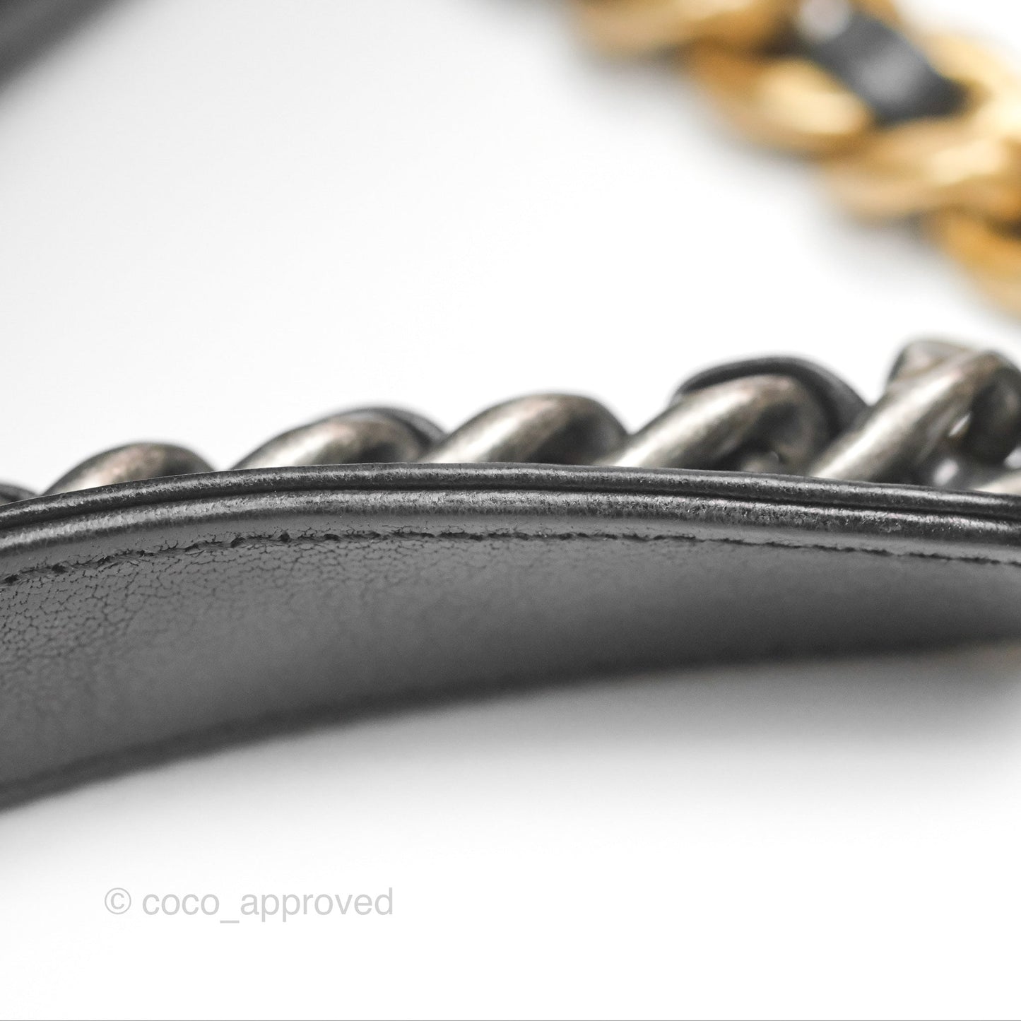 Chanel 19 Medium Black Goatskin Mixed Hardware