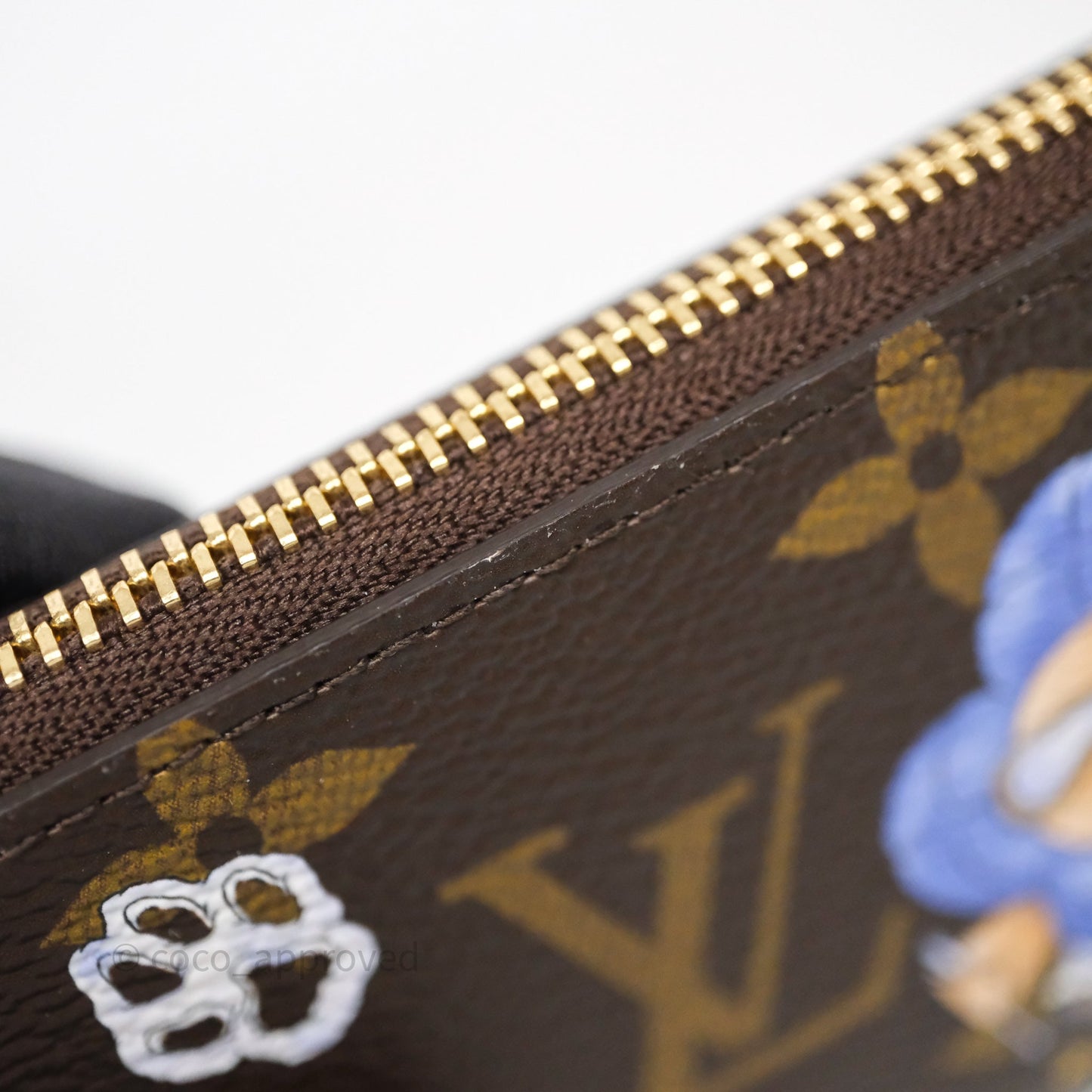 Louis Vuitton Vivienne Wintery Travel Collection Key Pouch Monogram Canvas