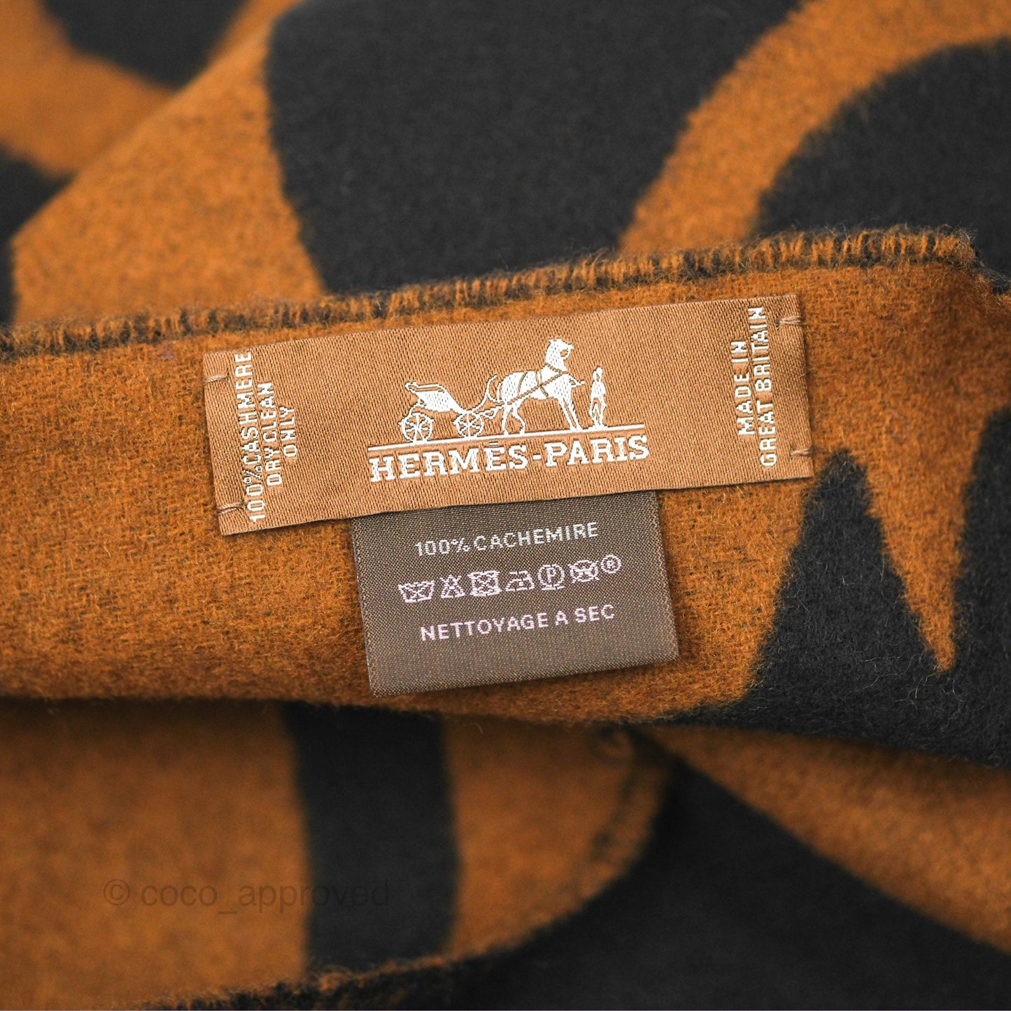 Hermes Boucles et Camails Muffler Cashmere