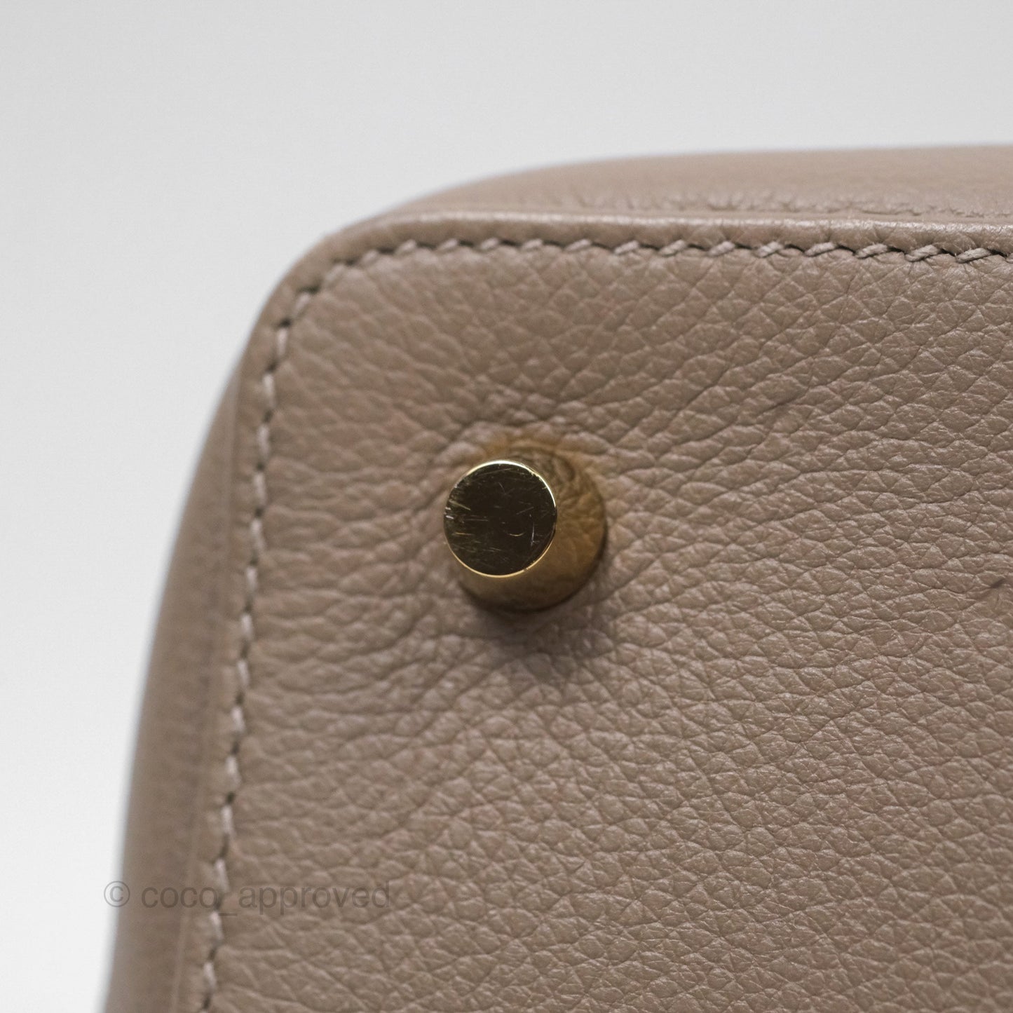 Hermès ToolBox 20 Gris Asphalte M8 Evercolor Gold Hardware