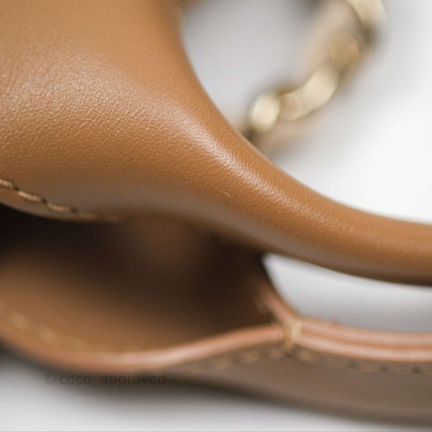 Chanel Large Deauville Beige Brown Tweed Gold Hardware