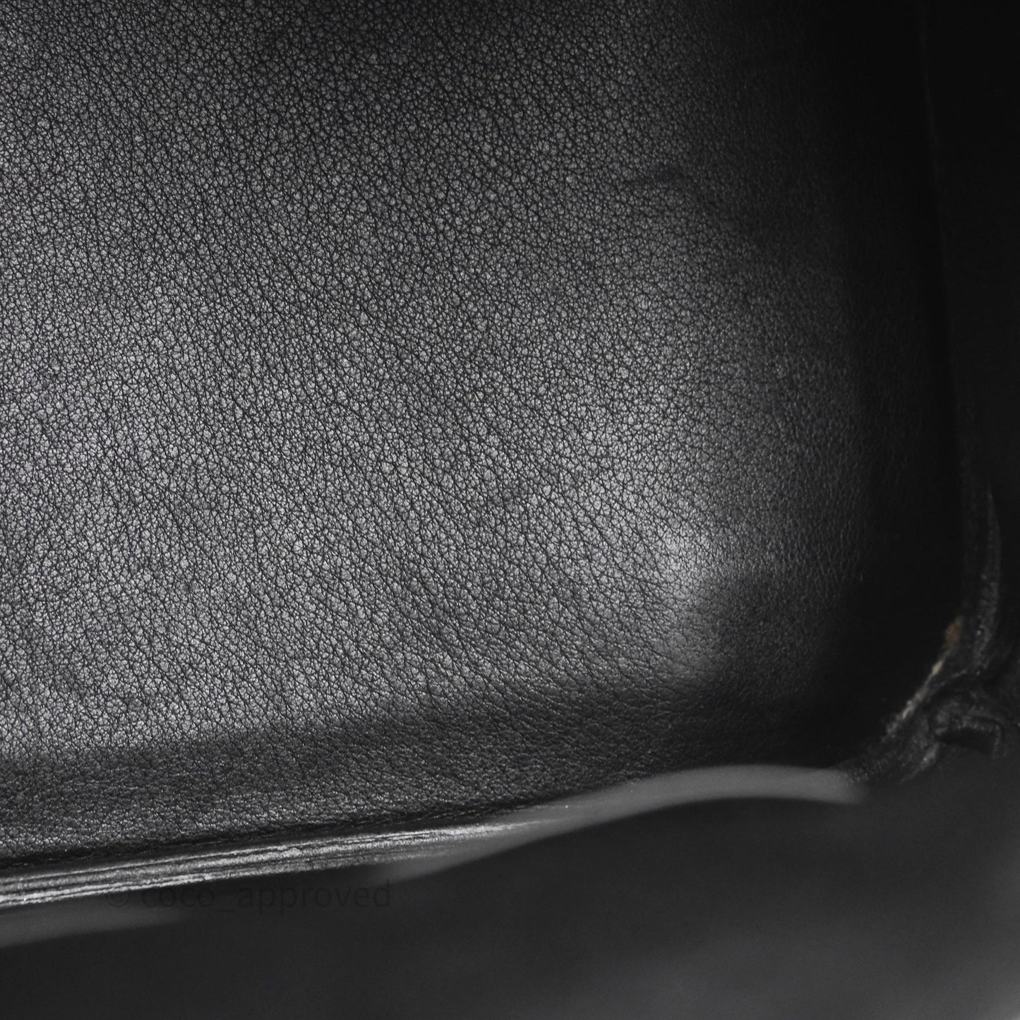 Hermès Birkin 30 Noir 89 Evergrain Palladium Hardware