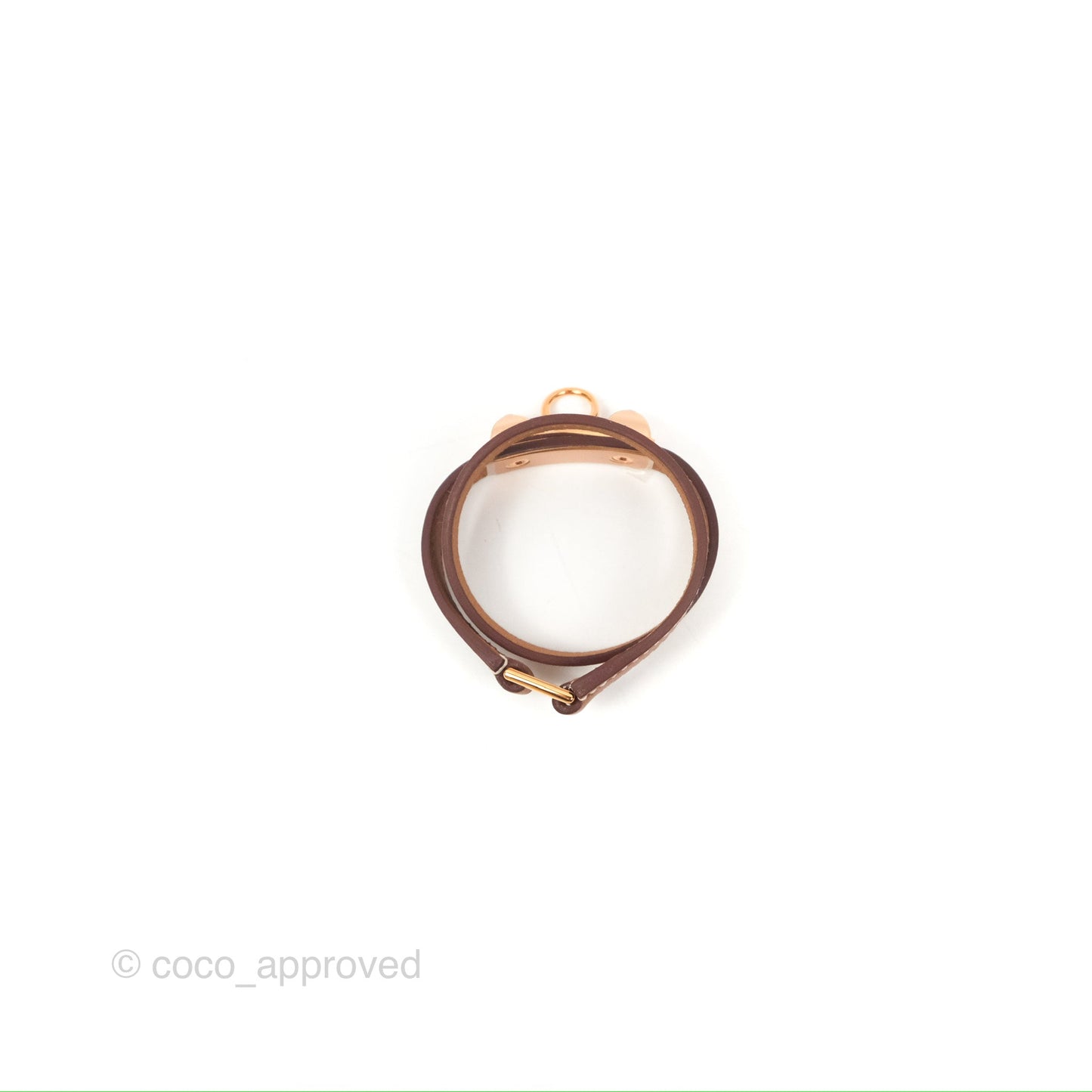 Hermès Rivale Double Tour Bracelet Gold Rose Gold Hardware