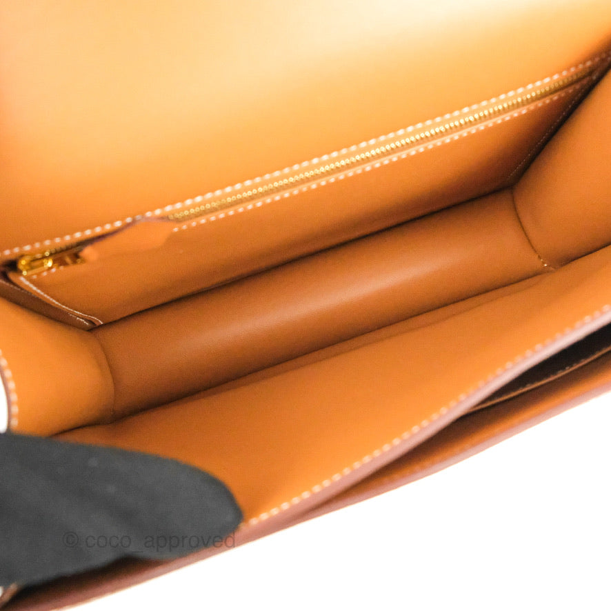 Hermès Constance 24 Gold Evercolor Gold Hardware