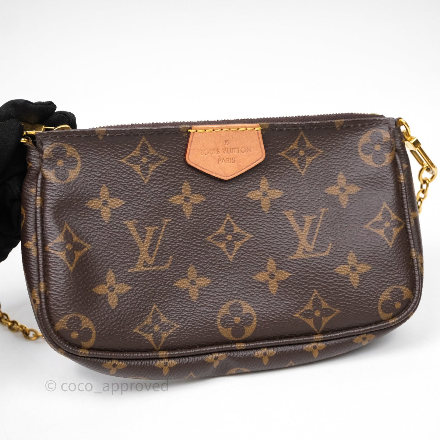 Louis Vuitton Multi Pochette Accessories Khaki Monogram Canvas