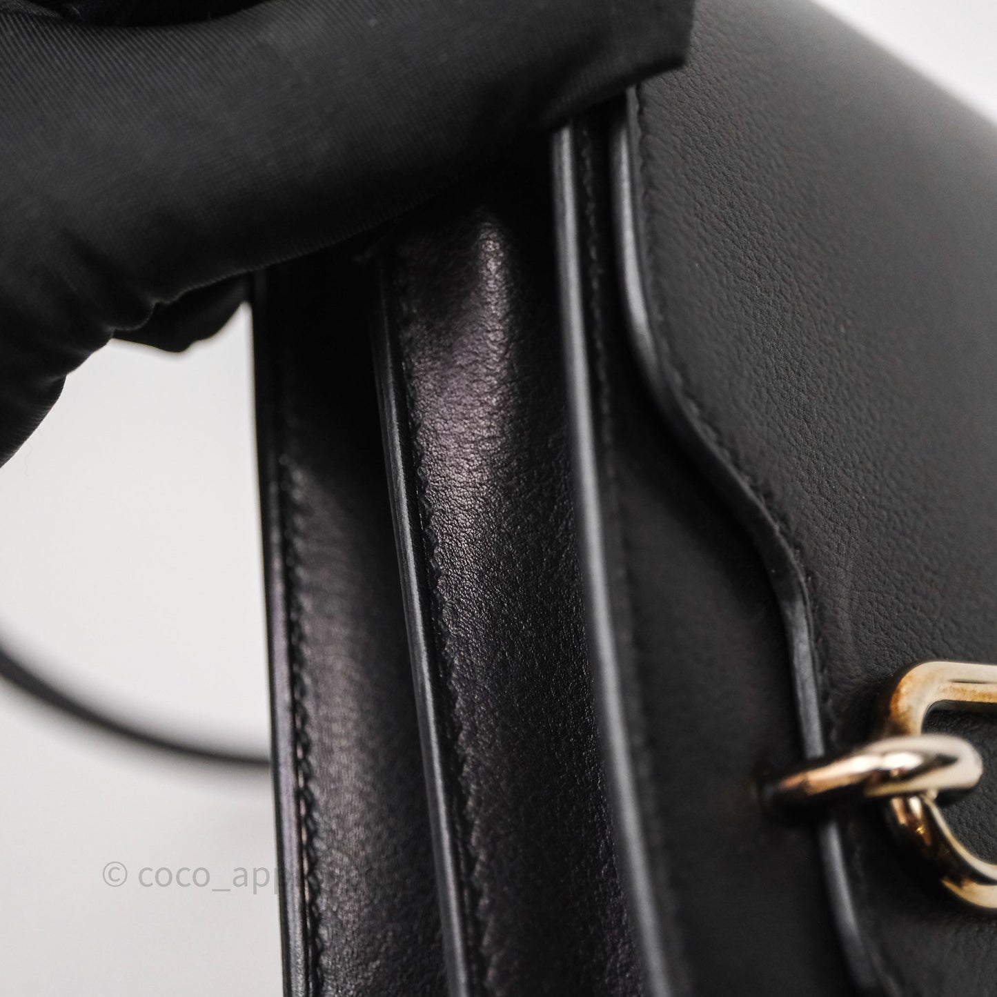 Hermès Roulis Mini 18 Black Noir 89 Palladium Hardware
