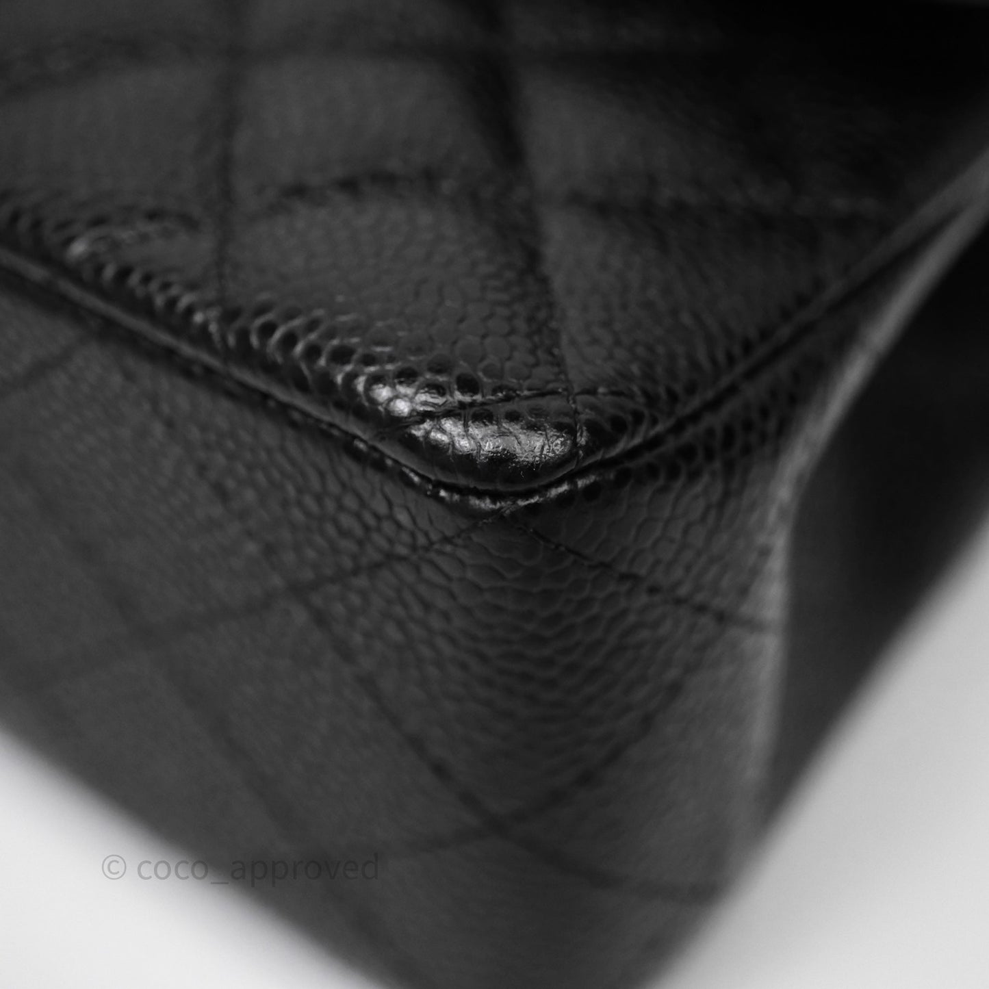 Chanel Small Classic Flap Quilted Black Caviar Gold Hardware