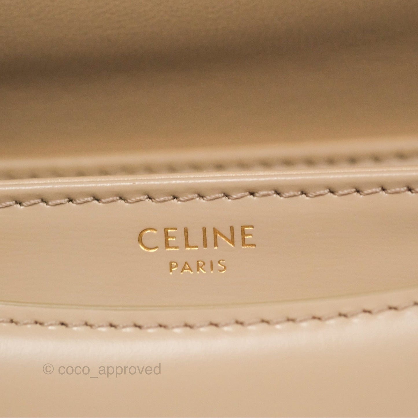 Celine Teen Besace Safari Shiny Calfskin