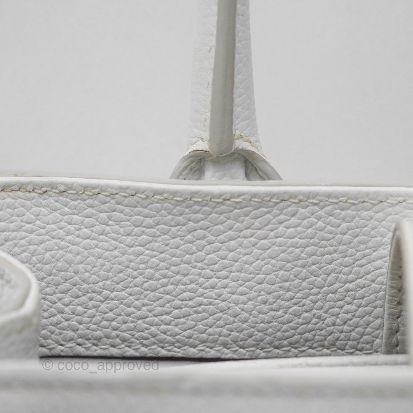 Chanel Mini Neo Executive Shopper Tote White Grained Calfskin Silver Hardware