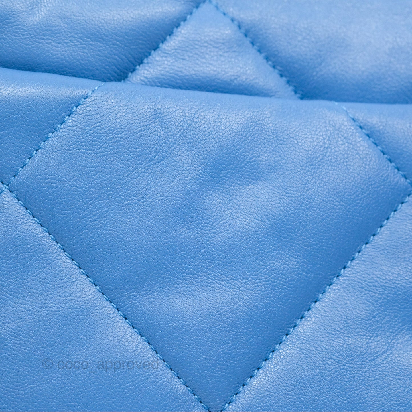 Chanel 19 Small Blue Mixed Hardware