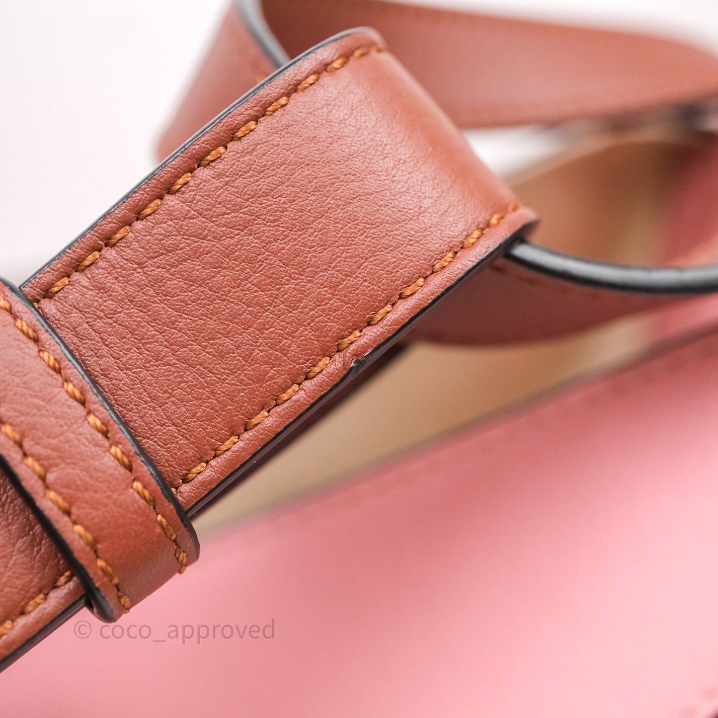 Loewe Small Hammock Shoulder Bag Pink Tan