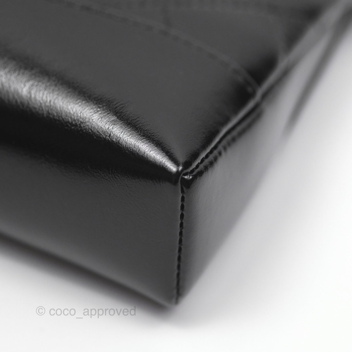 Chanel Nano 31 Black Shiny Calfskin Gold Hardware