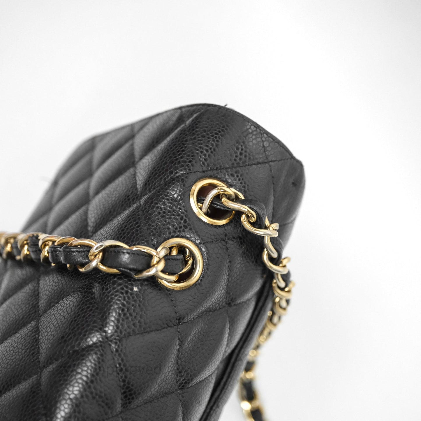Chanel Jumbo Single Flap Black Caviar Gold Hardware⁣⁣