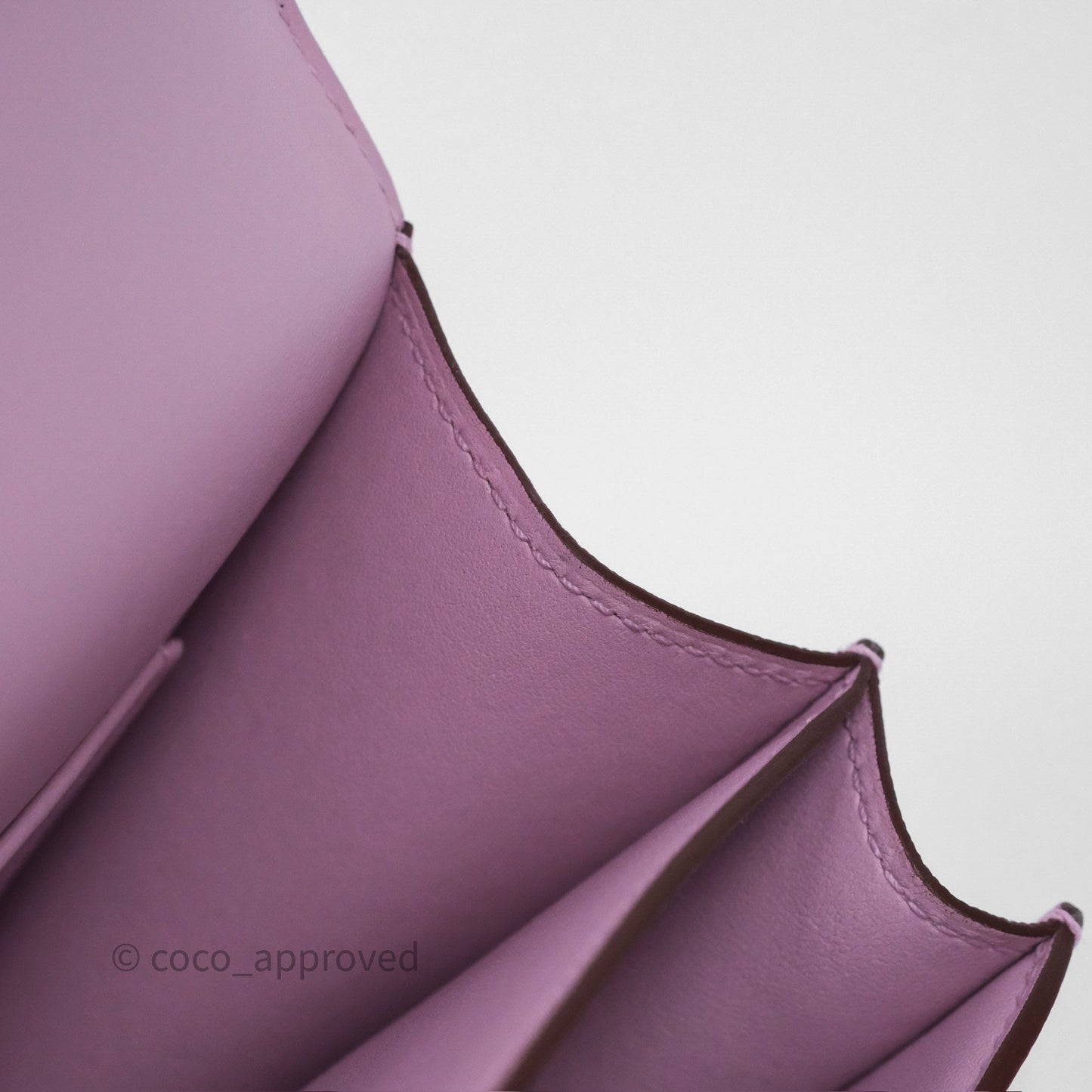 Hermès Constance Mini 18cm Mauve Sylvestre X9 Chevre Mysore Palladium Hardware