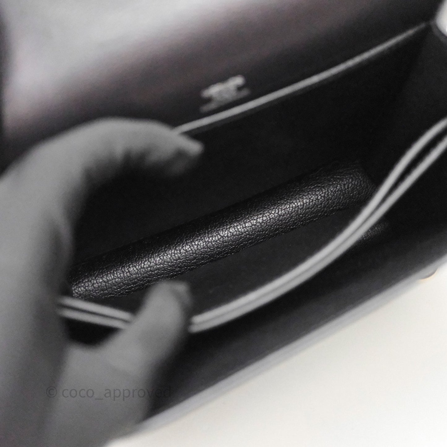 Hermès Roulis Mini 18 Black Noir 89 Palladium Hardware
