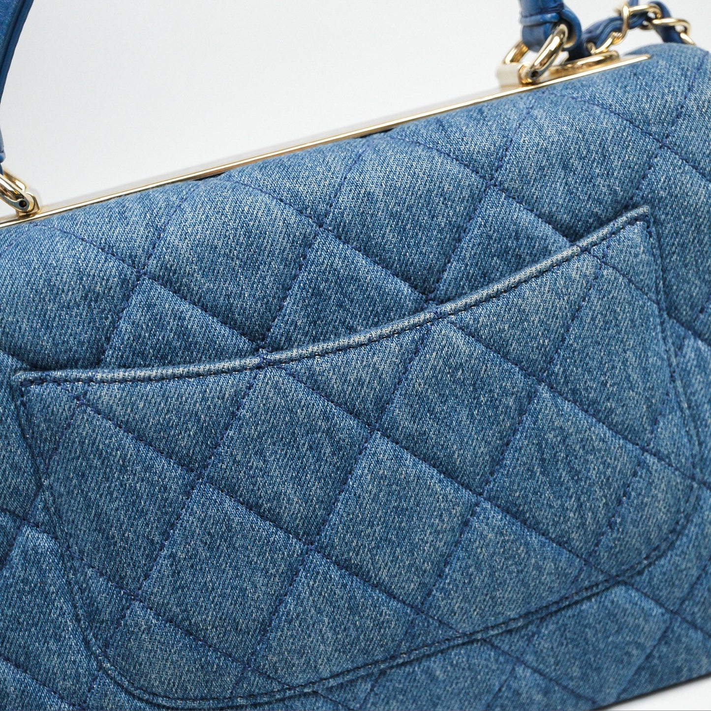 Chanel Small Trendy CC Denim Gold Hardware