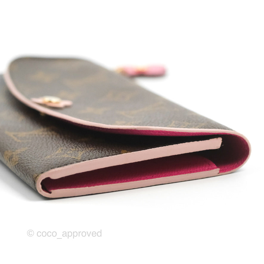 Louis Vuitton Monogram Bloom Flower Emilie Wallet