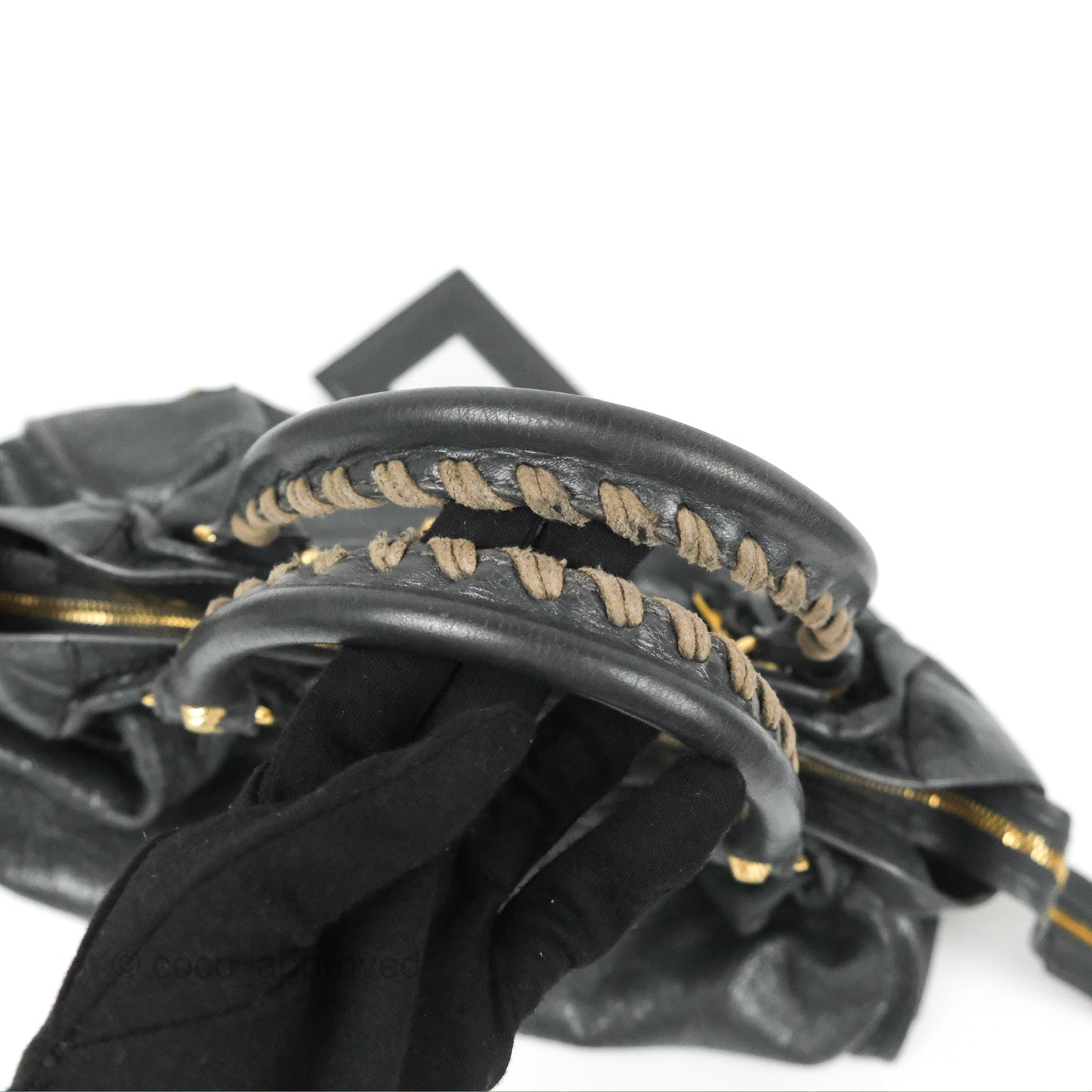 Balenciaga Classic City Bag Dark Grey Calfskin Gold Hardware
