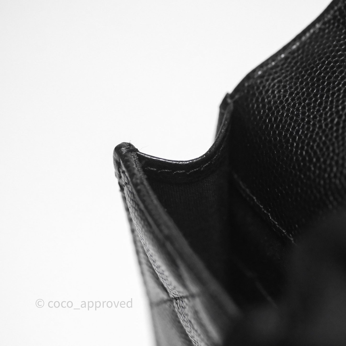 Chanel Incognito Phone Holder So Black Caviar Black Hardware