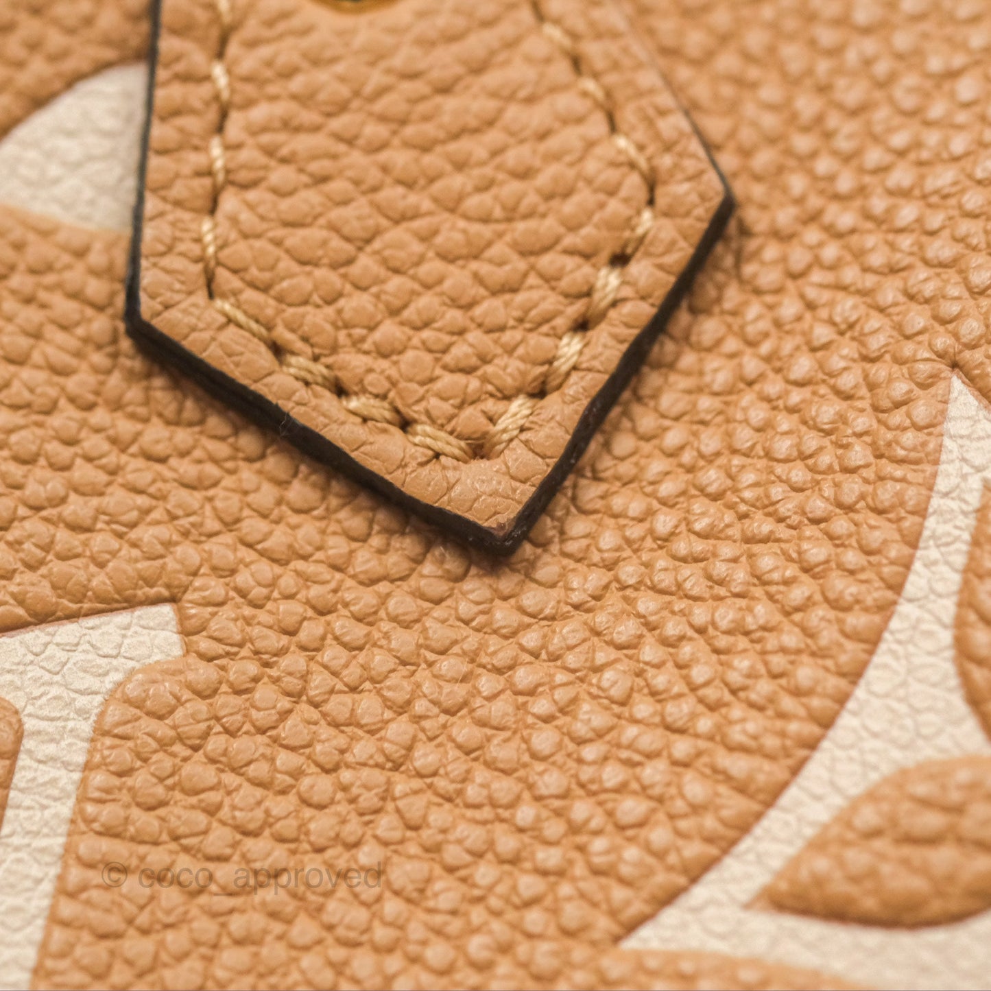 Louis Vuitton Nano Speedy Monogram Arizona Creme