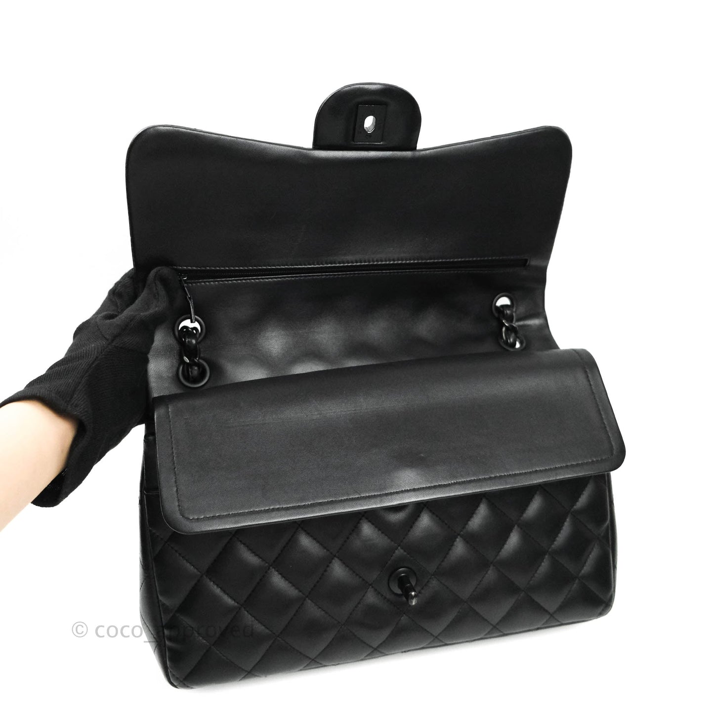 Chanel Jumbo Double Flap So Black Lambskin
