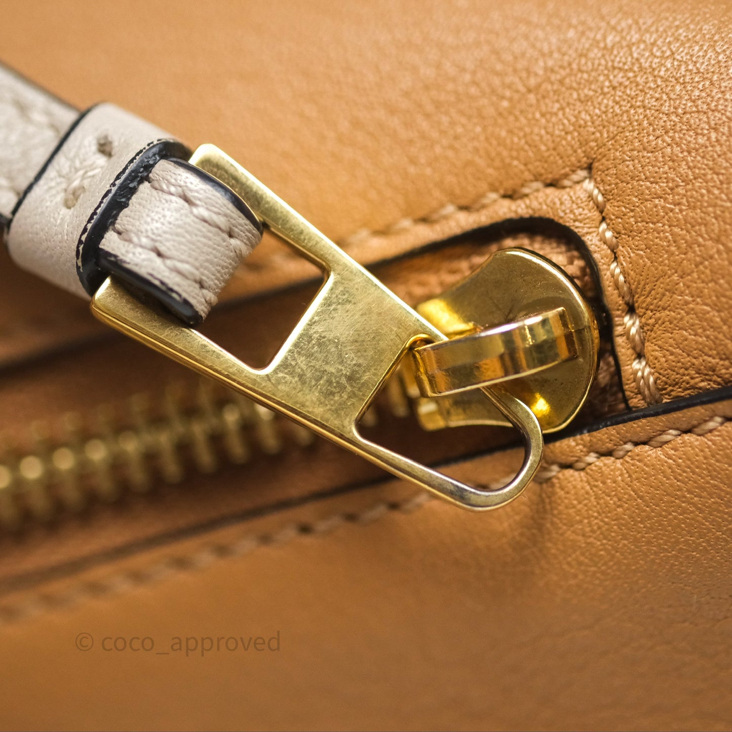 Loewe Small Puzzle Bag Warm Desert & Mink Two Tone Calfskin