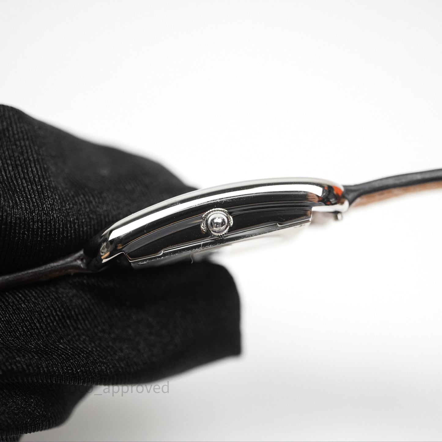 Hermès Cape Cod Steel Watch Glycine 4W Calfskin Strap