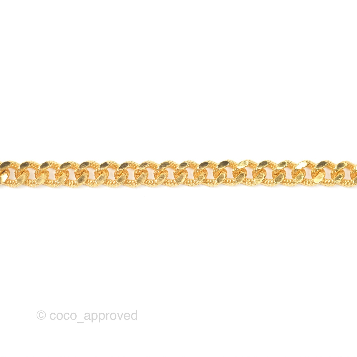 Chanel Crystal CC Chain Choker Gold Tone 24V