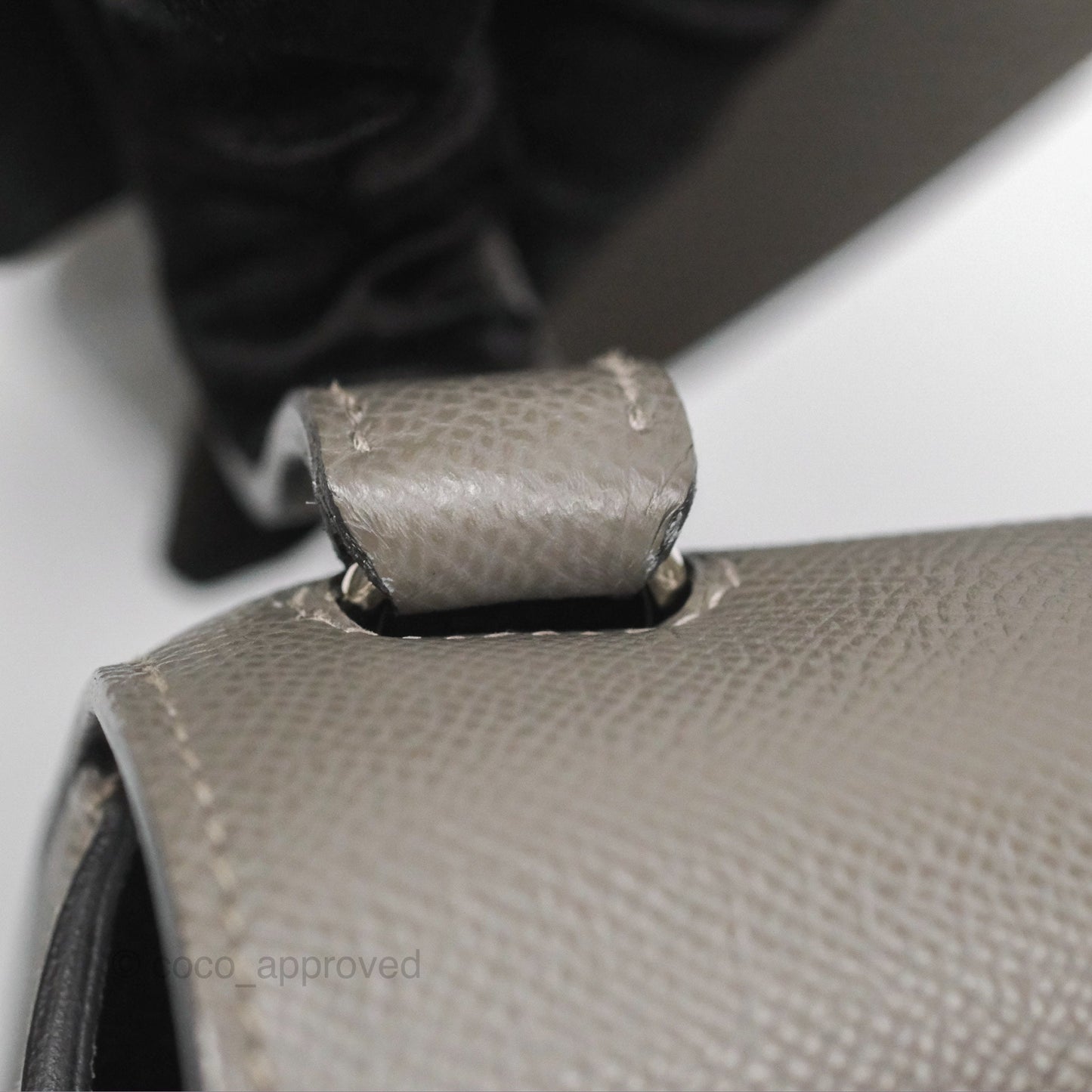Hermès Della Cavalleria Mini Bag Gris Meyer 0L Epsom Palladium Hardware