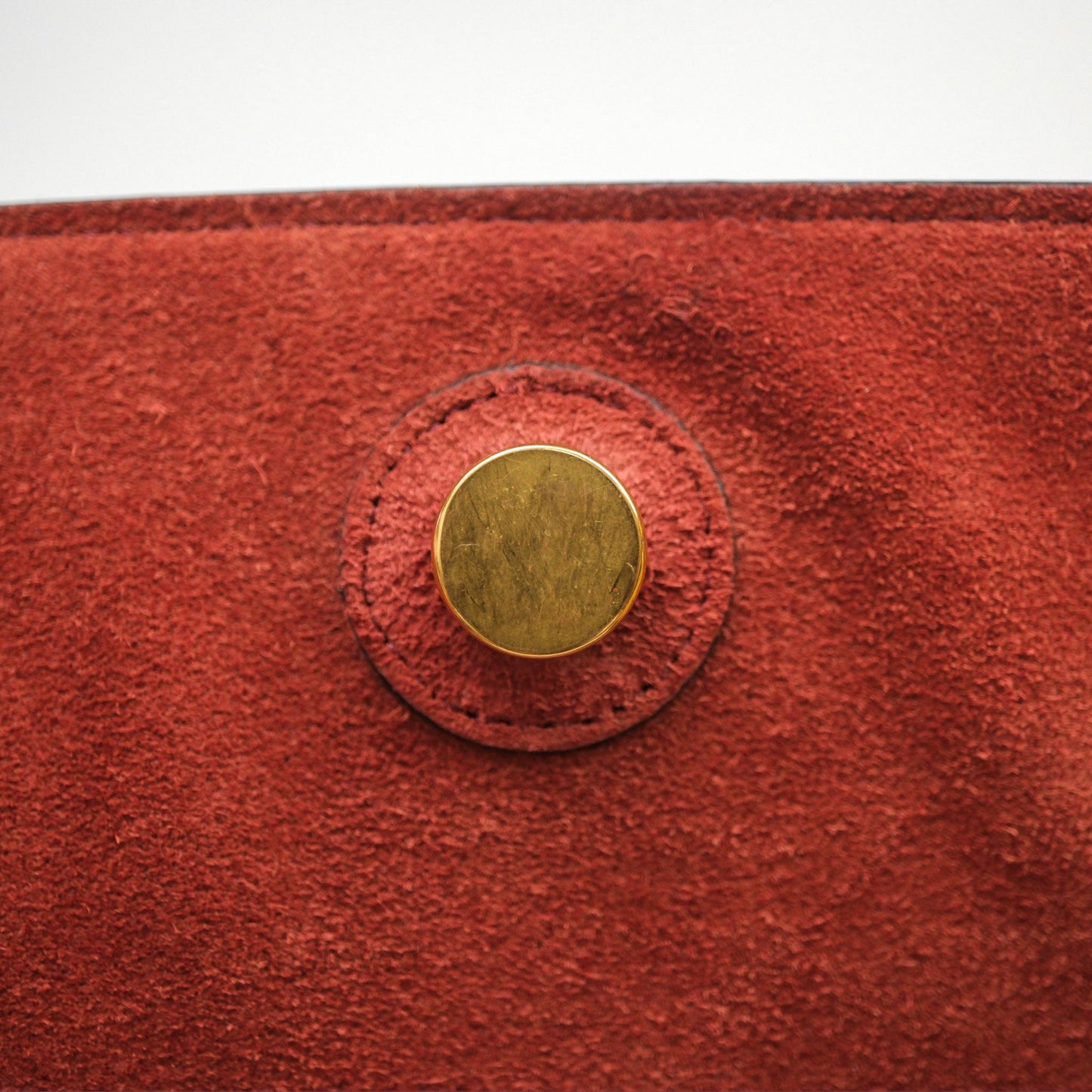 Celine Mini Belt Bag Brick Red Grained Goatskin Gold Hardware