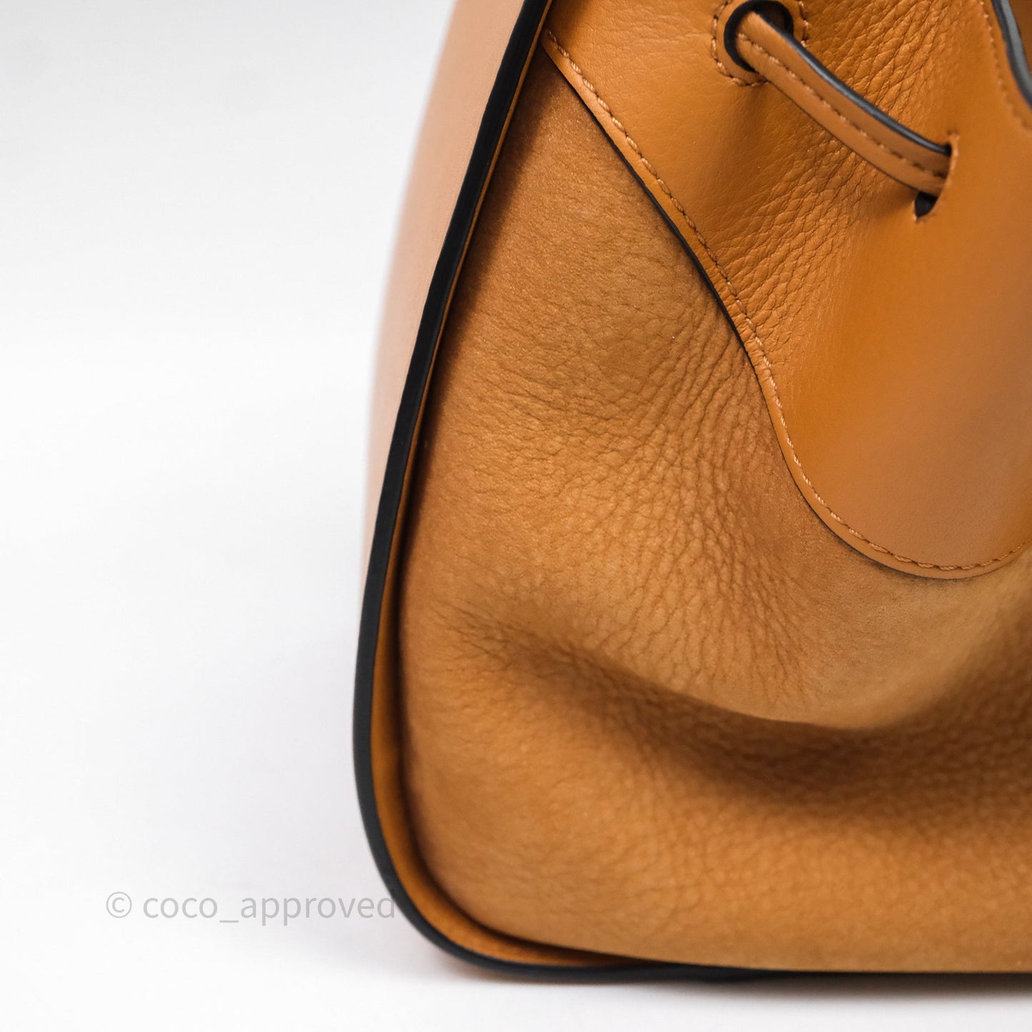 Loewe Small Hammock Drawstring Light Caramel Calfskin