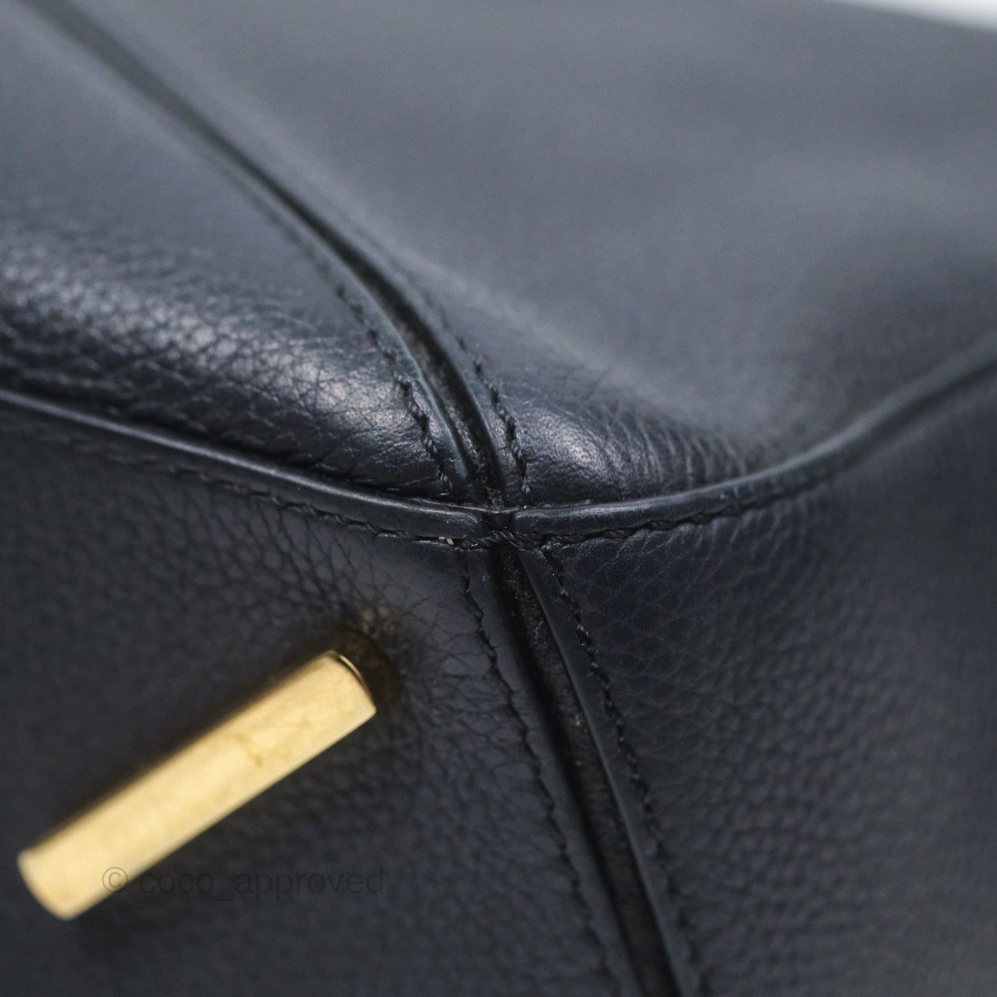 Loewe Medium Puzzle Bag Navy Calfskin Gold Hardware