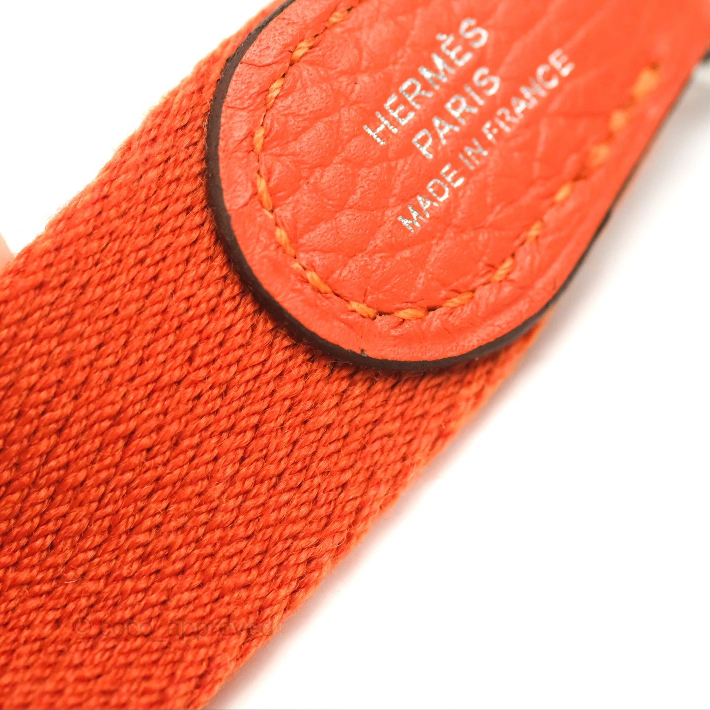 Hermès Mini Evelyne 16 Feu Clemence Palladium Hardware