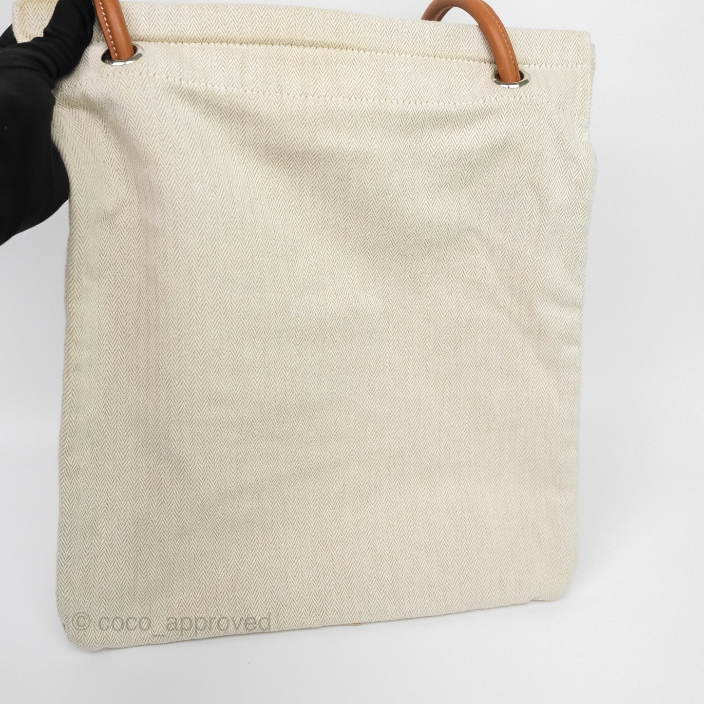 Hermès Aline Canvas Tote Bag