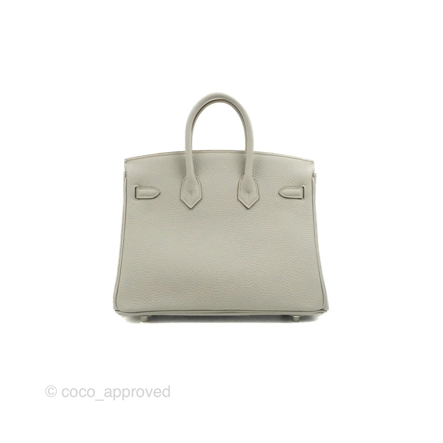 Hermes Birkin 25 Gris Perle Togo 80 Palladium Hardware