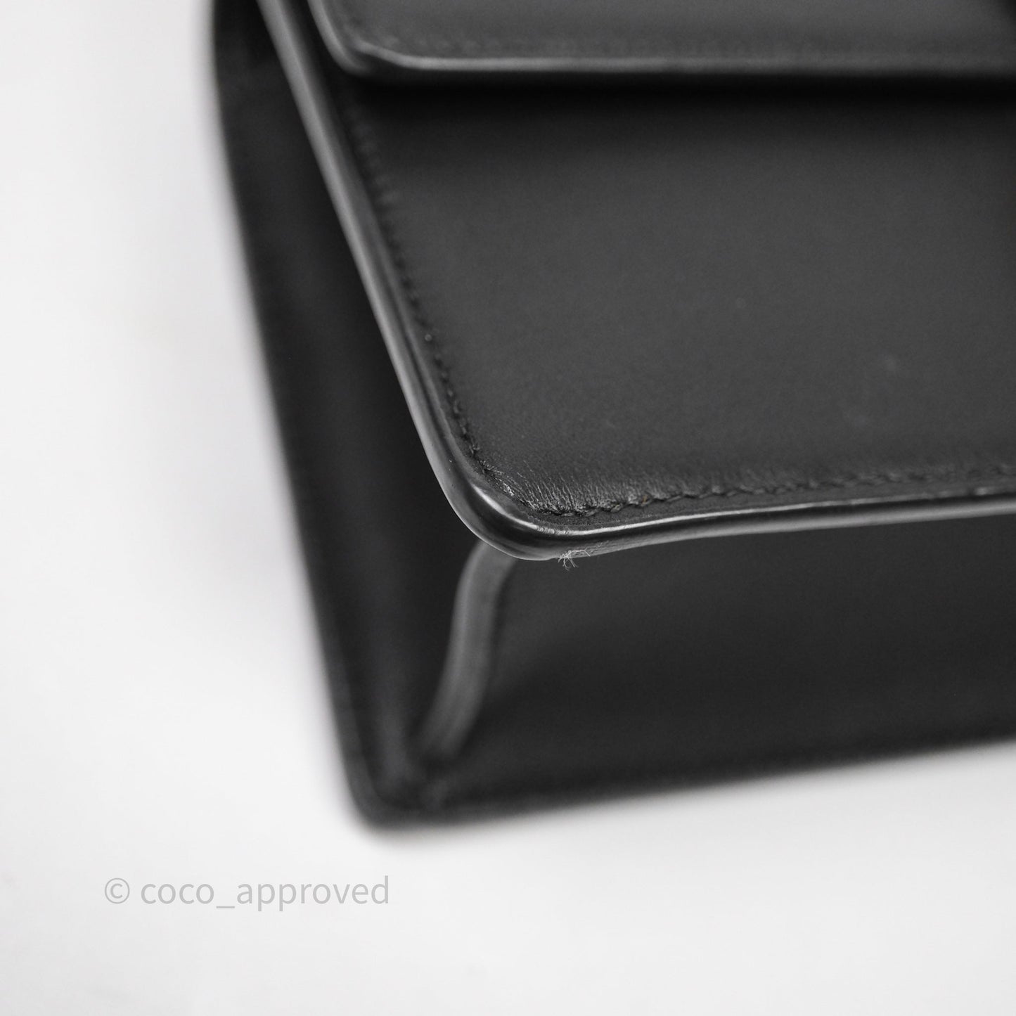 Christian Dior 30 Montaigne East-West Chain Bag Black