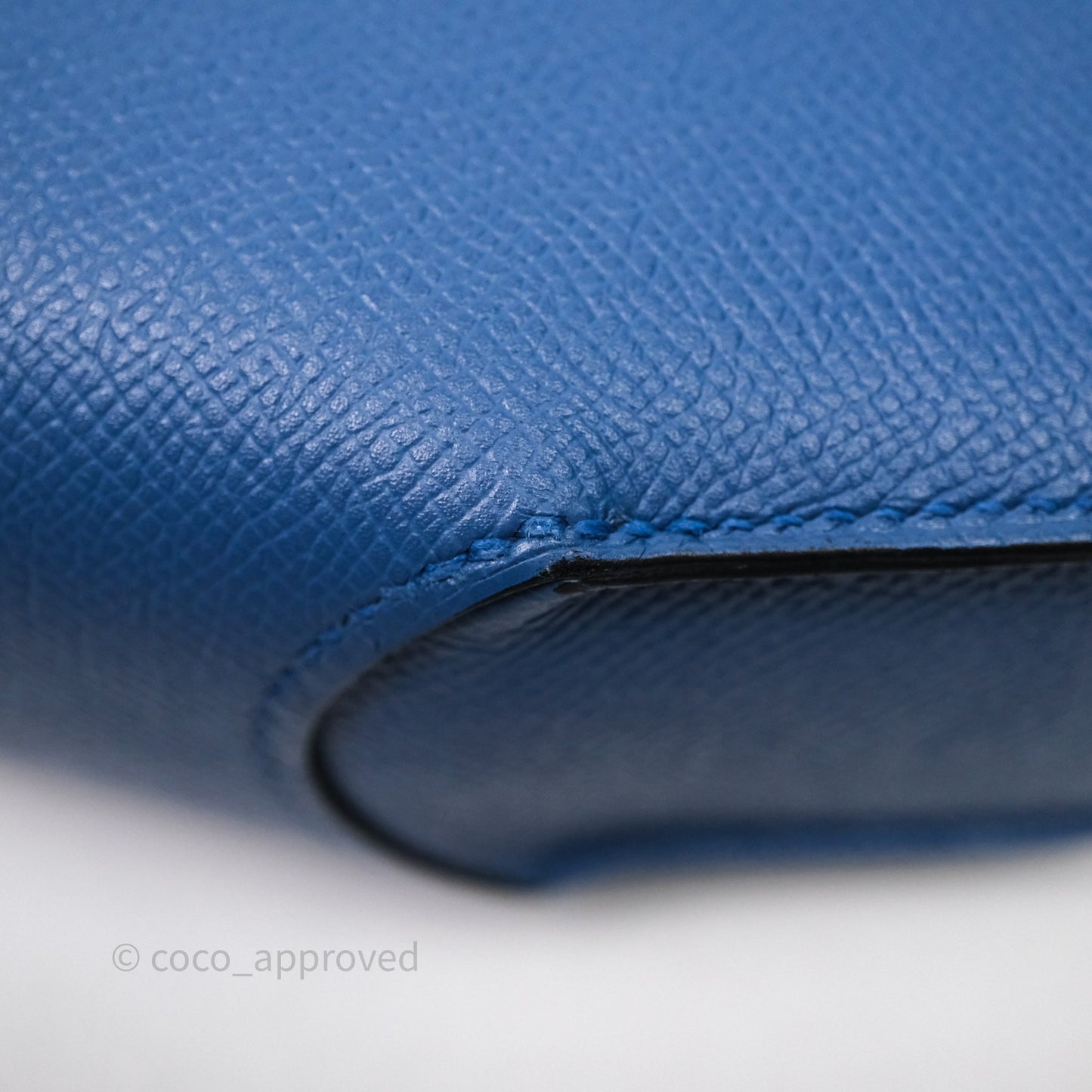 Hermès Cherche-Midi R2 Bleu Agate Epsom Palladium Hardware