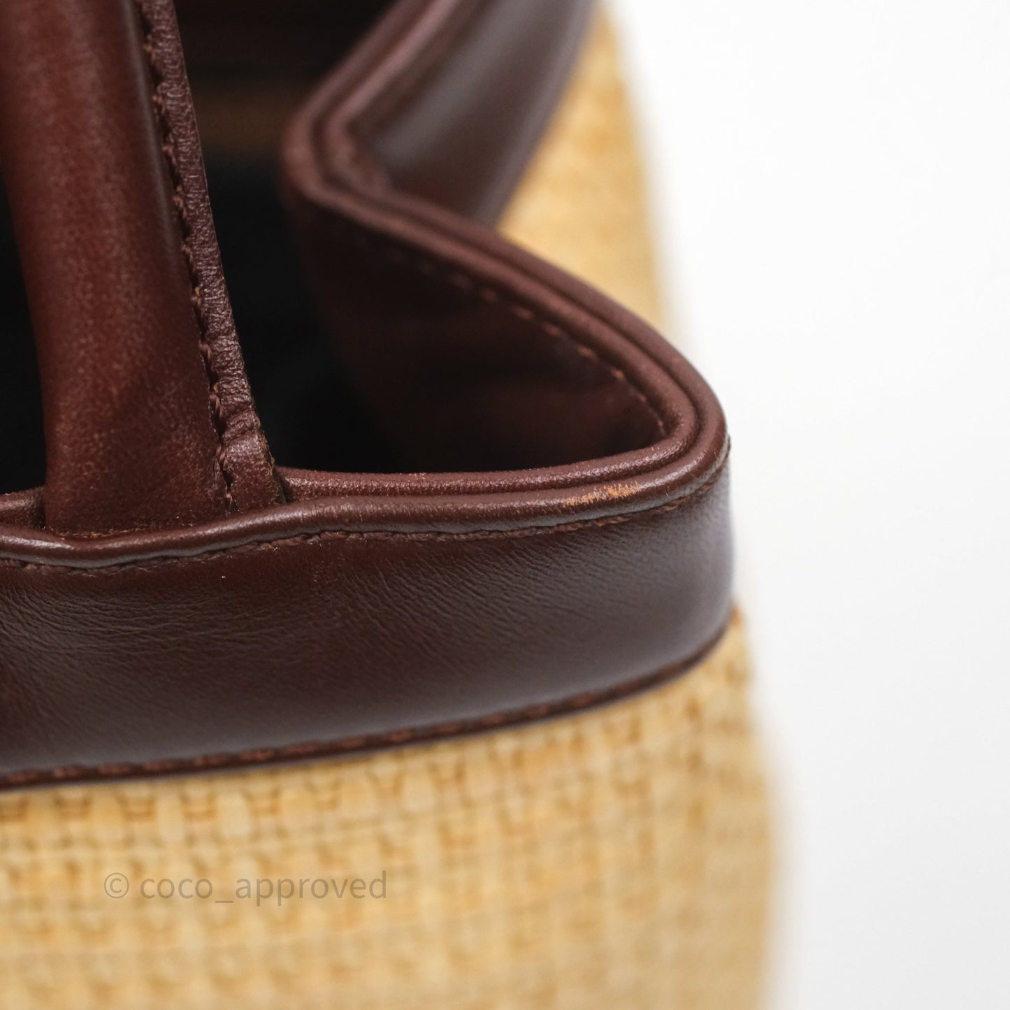 Chanel Vintage Rattan Tote Bag
