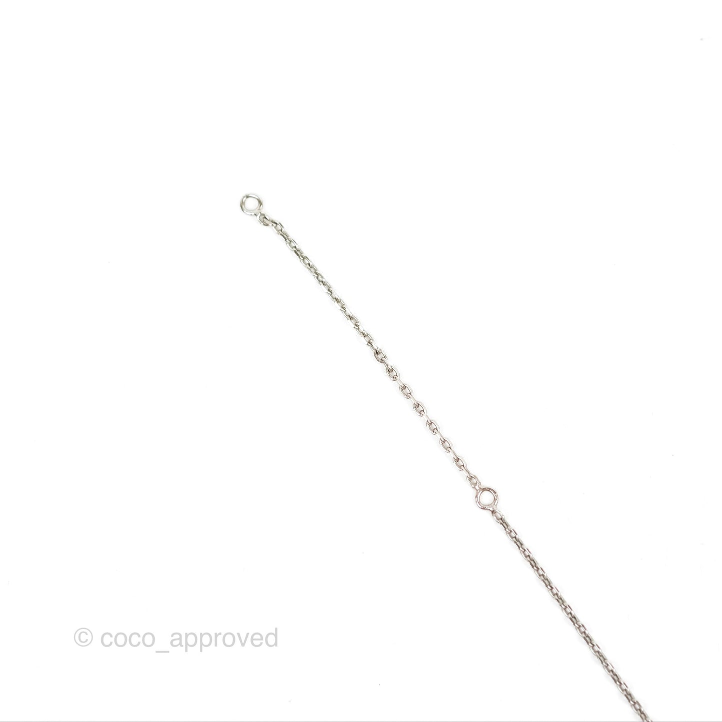 Hermès Small O'Kelly Pendant Necklace Etoupe Swift Palladium Hardware