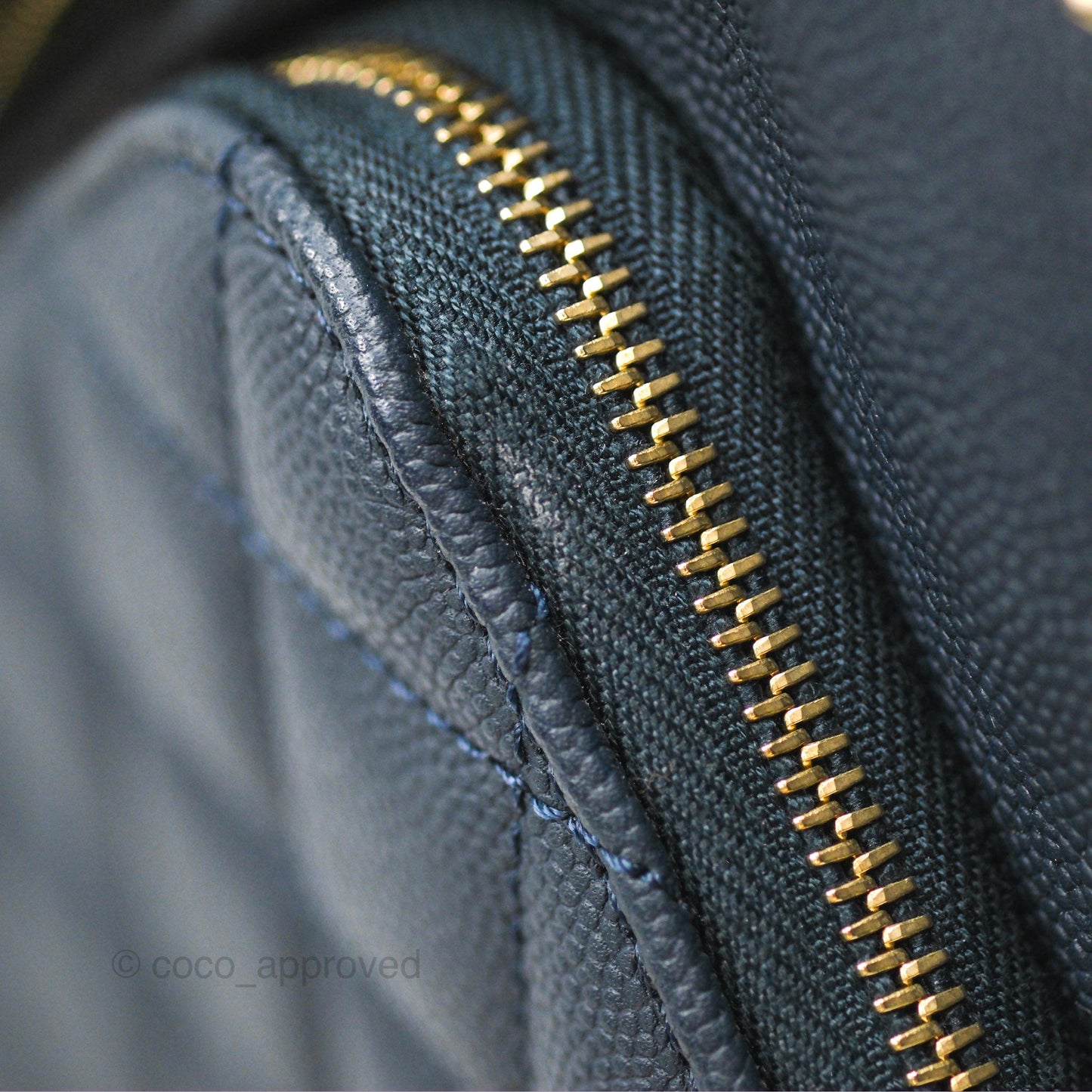 Chanel Business Affinity Waist Belt Bag Navy Caviar Gold Hardware