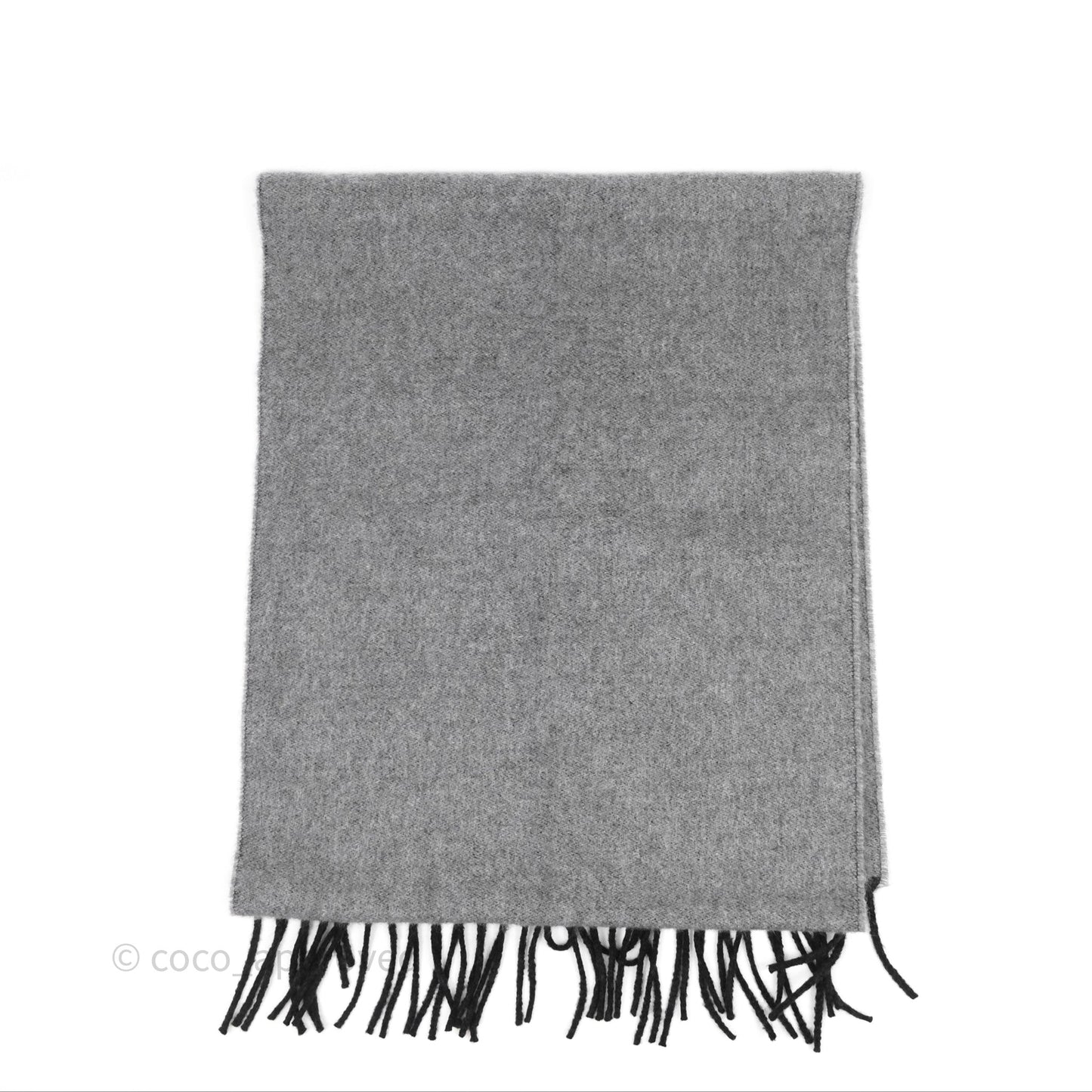 Louis Vuitton Monogram Scarf Grey Wool / Cashmere