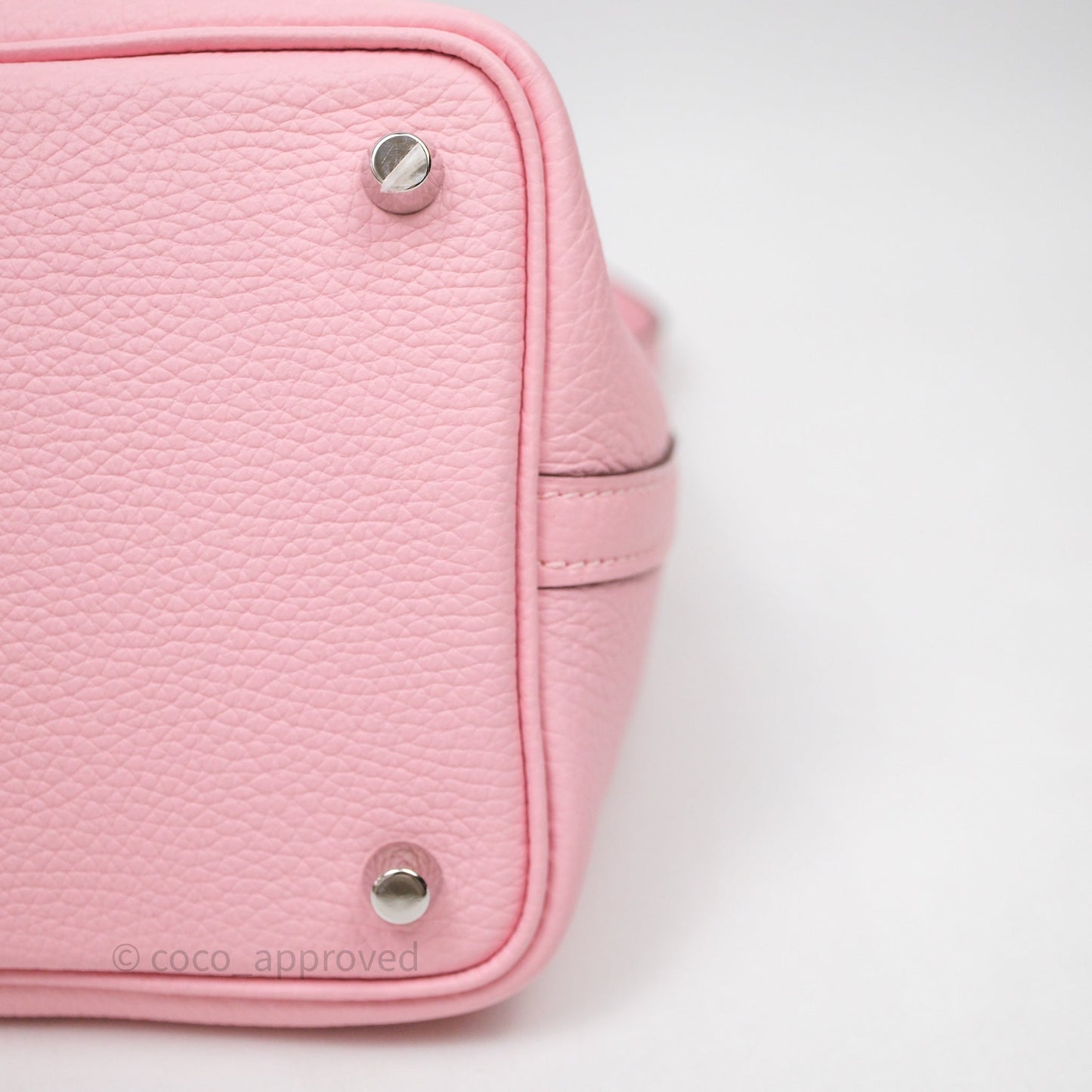 Hermès Picotin 18 Rose Sakura 3Q Clemence Palladium Hardware