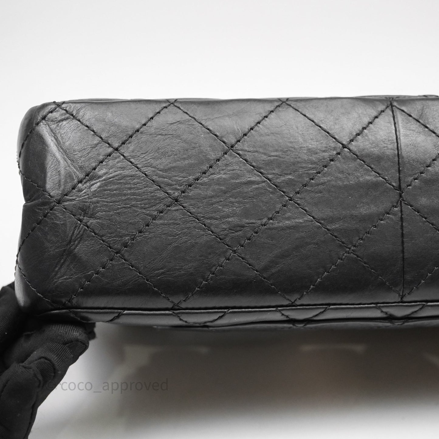 Chanel Reissue Quilted Aged Calfskin Black Aged Gold Hardware 227