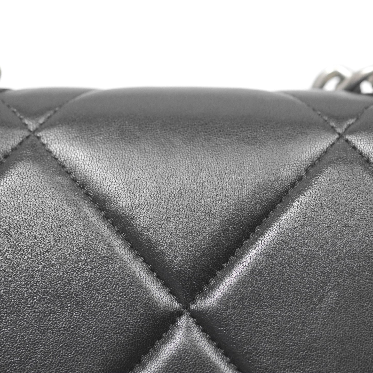 Chanel 19 Wallet on Chain WOC Black Mixed Hardware