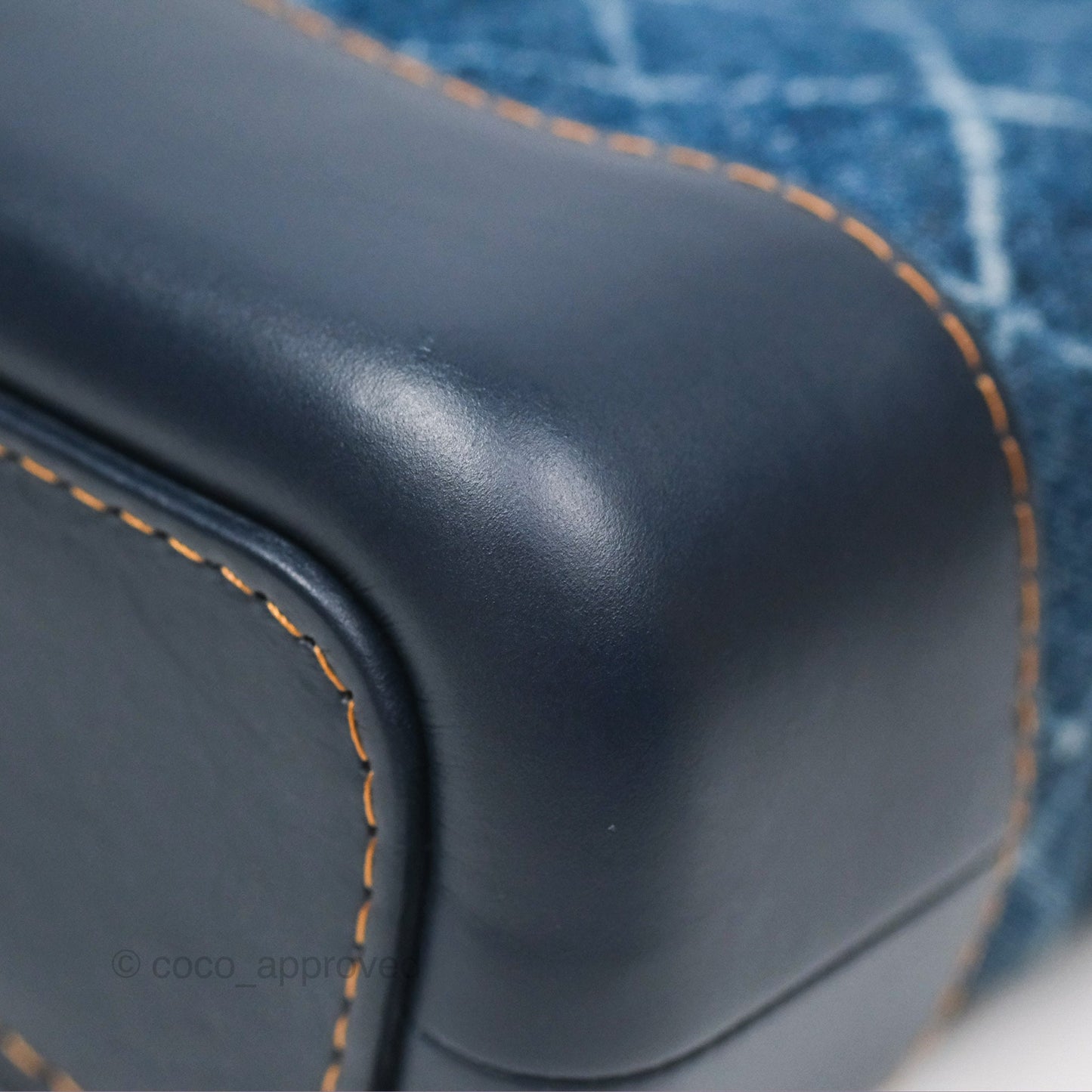 Chanel Small Gabrielle Hobo Quilted Navy Aged Denim