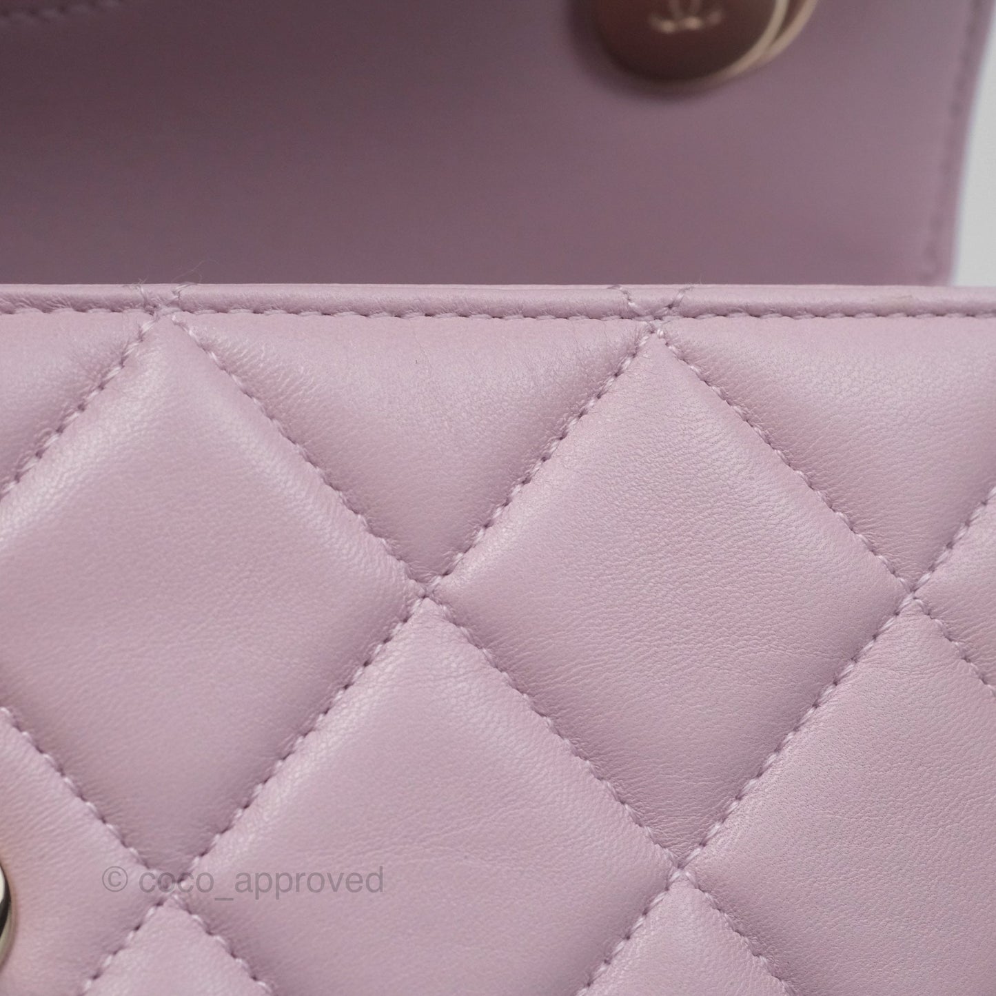 Chanel Small Trendy CC Mauve Pink Lambskin Gold Hardware