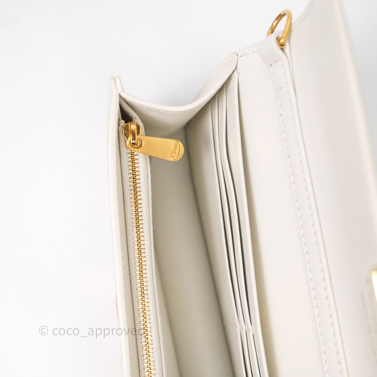 Christian Dior Miss Montaigne Mini Bag Latte Smooth Calfskin