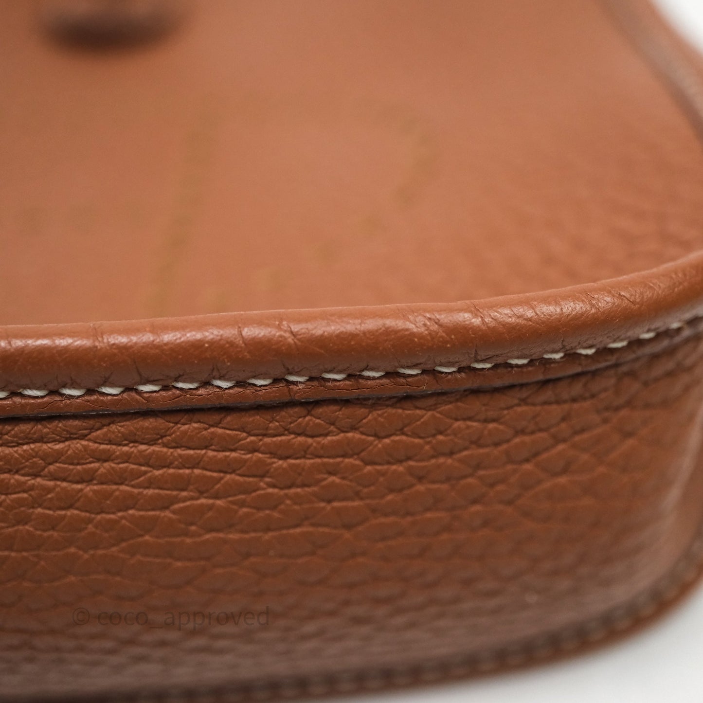 Hermès Mini Evelyne 16 Gold Clemence Gold Hardware